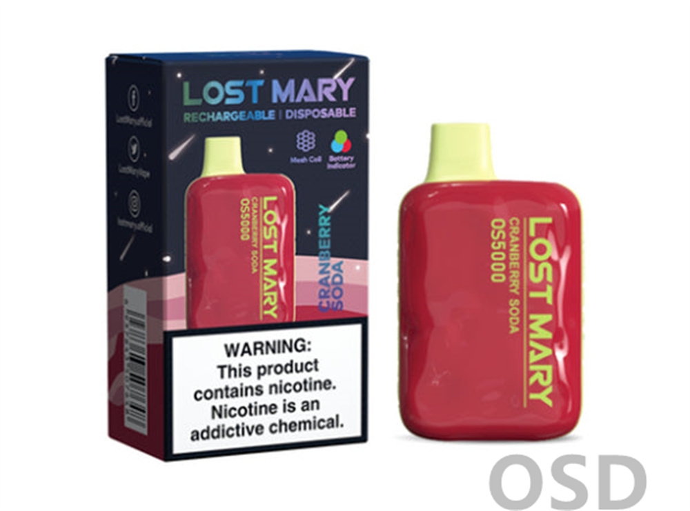 Desechable perdido Mary Blue Razz Ice