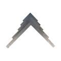 Aluminum Profile extrusions slotted aluminium angle