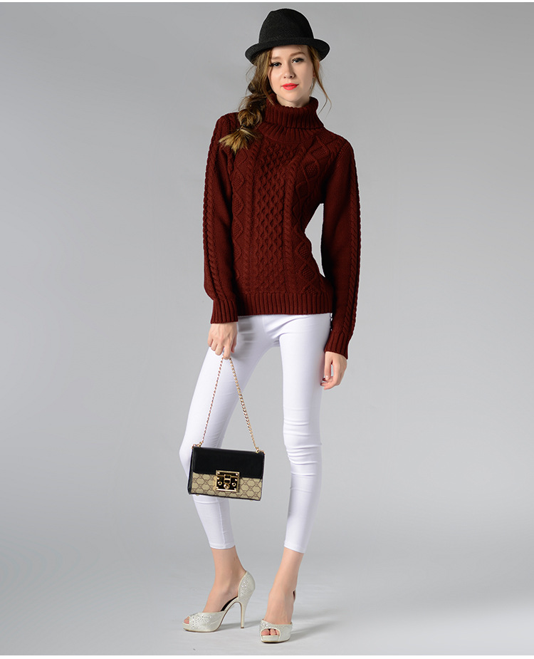 Women's Casual Loose Pullover Knit Sweater