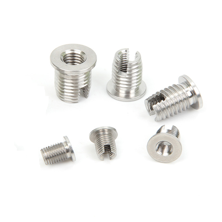302H Type Stainless Steel Self-Tapping Screw Sleeve M4 and M10 Thread Sizes Zinc Material Packed in Carton