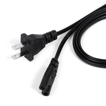 Hitam 1.5m 2 Prong USA Power Cable untuk Konsol PS3 - Harga yang baik
