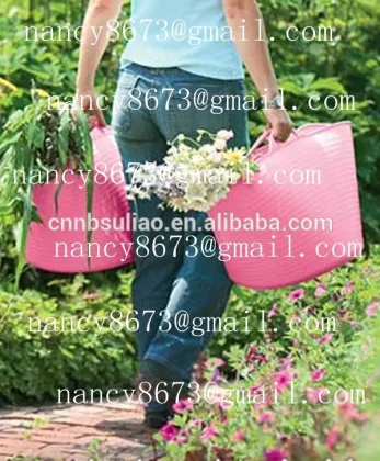 flower water bucket/colorful flower bucket