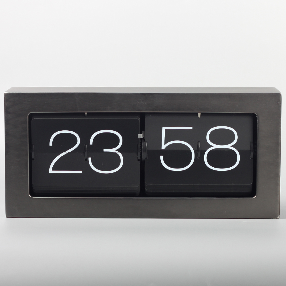 Giant Metal Box Flip Clock