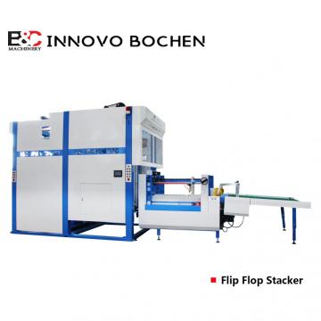 BC automatic flip flop pile turner machine with automatic pallet feeding