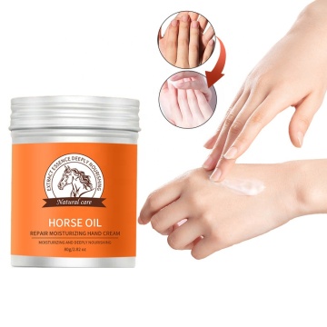 Wholesale 80g Natural Horse Oil Hand Cream for All Skin Types