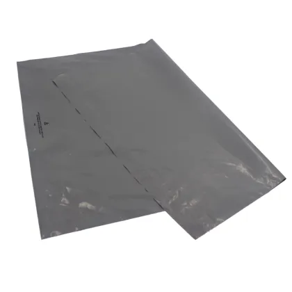 Gray Famous Brand Plastic Poly Mail Bag