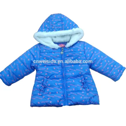 fashion children winter jacket polar fleece cute goose down jacket