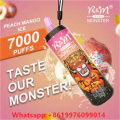 R&amp;M Monster Mesh 7000 Puff descartável