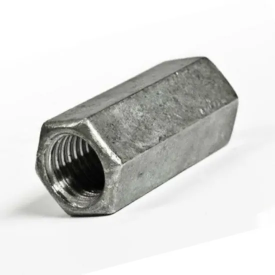 Factory direct cheap price steel bar coupler, long round reinforcing rebar coupler