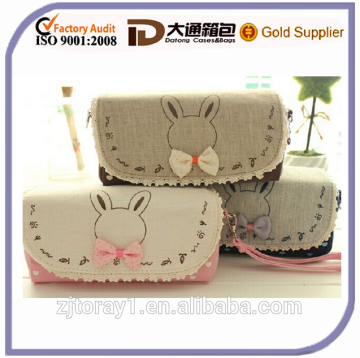 Cute Rabbit Girls Pencil Bag Pen Case Wholesale Pencil Pouch
