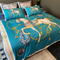 Wholesale Beatiful cotton printed bed sheet sets queen