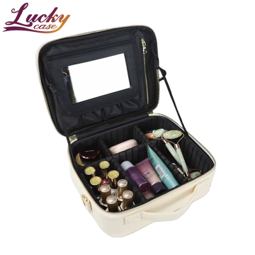 Custom Fashion Makeup Bag - Portable Professional Travel Cosmetic Bag