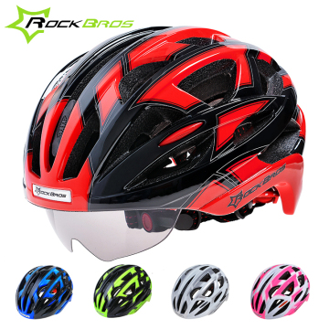 2017 HOT!RockBros Bicycle Cycling Helmet EPS+PC Material Ultralight Mountain Bike Helmet 32 Air Vents With glasses,Goggle Helmet