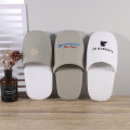 Closed toed premium quality indoor waffle sponge slippers