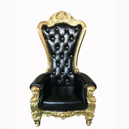 Luxury Royal Wedding Red Throne Chairs