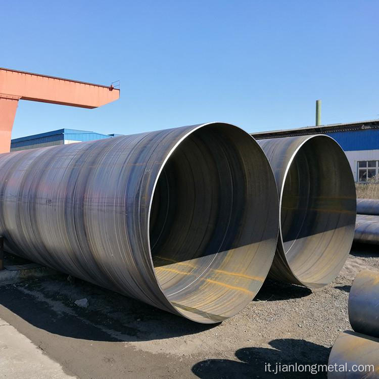 Q235B Prezzo nero saldato a spirale di grande diametro