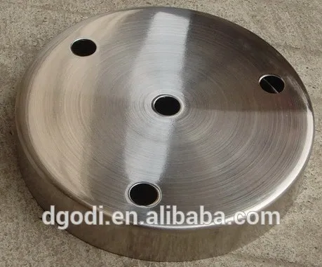 custom made aluminum led light base