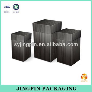 black glass candle gift box