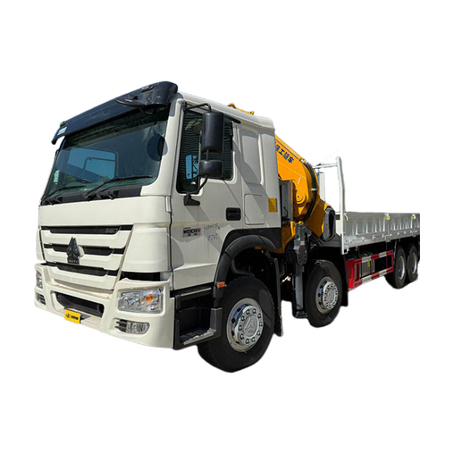 Грузавік-кран SINOTRUK для ўздыму цяжкіх грузаў