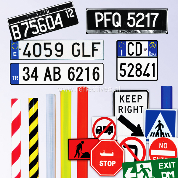 PET/Acrylic Type Stripe Warning Reflective Tape