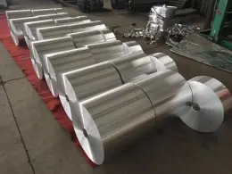 Processing custom-made aluminium foil