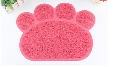 Pet Cat Litter Mat with paw style