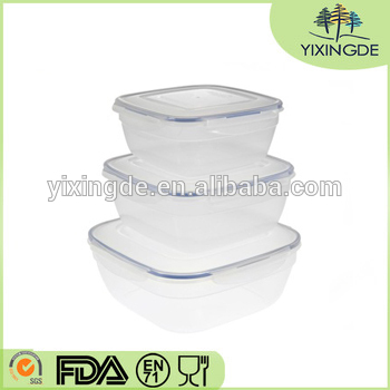 Airtight Snap-Lid Airtight Food Storage Containers XL Clear 4L, 2.5L, 1.6L