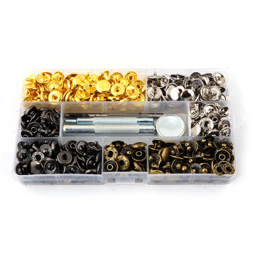 Four Color Metal Pure Copper Button Installation Tool Kit for Children's Jacket Snaps
