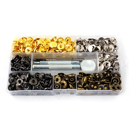 Four Color Metal Pure Copper Button Installation Tool Kit for Children's Jacket Snaps