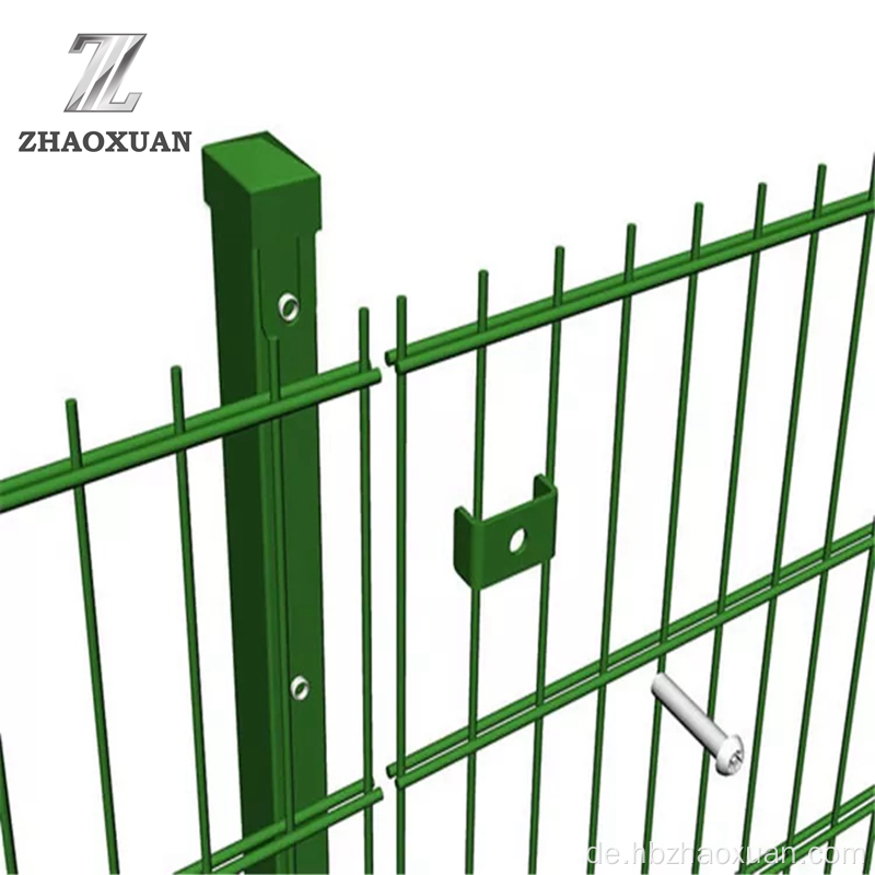 656 Dunkelgrüner Sicherheitsdrahtnetzzaun