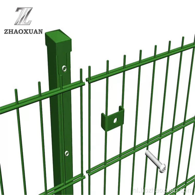 656 Dark Green Security Draad Mesh Hek