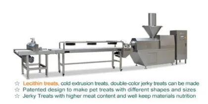 Full Automatic Chewy Pet Snack Maker Machine