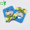 3D Blue Adhesive Mobile Cell Phone Card Holder