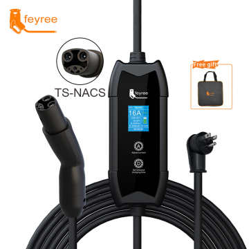 Feyree Portable 3.5KW EV Car Charger TS-NACS 16A AC Level 2 Electric Charging Station