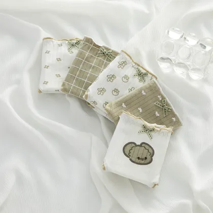 Women's Mid-Waisted Cotton Underwear Multipack