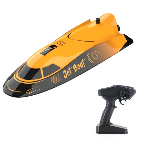 V008 Upgraded 2.4G Remote Control Speedboat: Robust Waterproof Mini Jet Ski Toy for Children