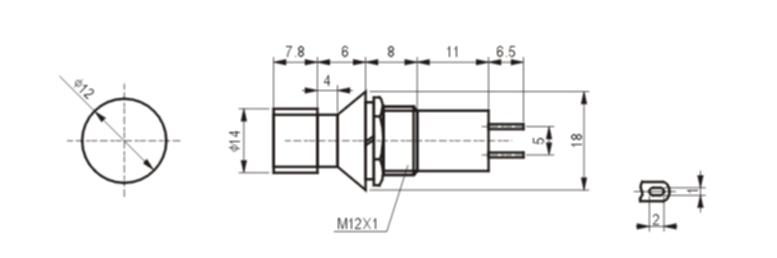 PBS-16B-1 push button