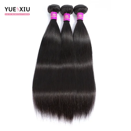 Wholesale 100% Full Cuticle Aligned Raw Virgin Human Hair Extensions 10A Grade Straight Hair Bundles