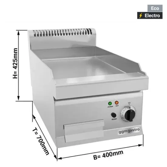 Electric Fry Top with Smooth Cooking Plate