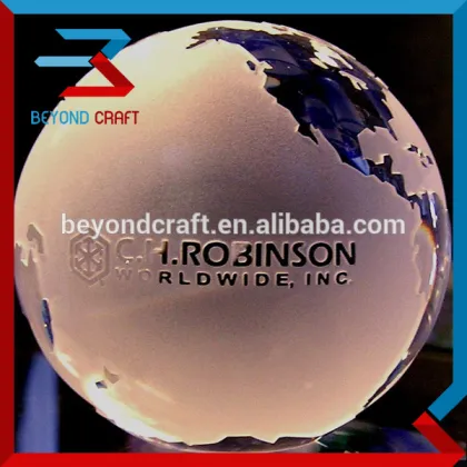 business gifts frosted glass globe ball corporation gifts