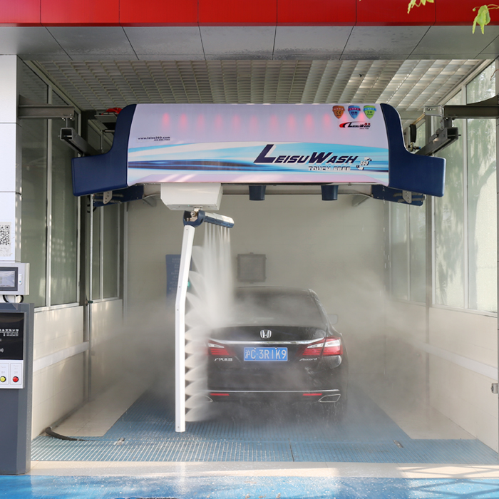automatic touchless car washing