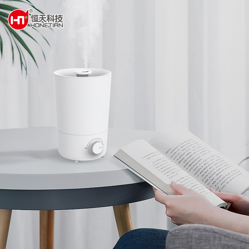 HONETIAN knob control mist volume adjustment high mist output 2.6L capacity custom colors top fill humidifier