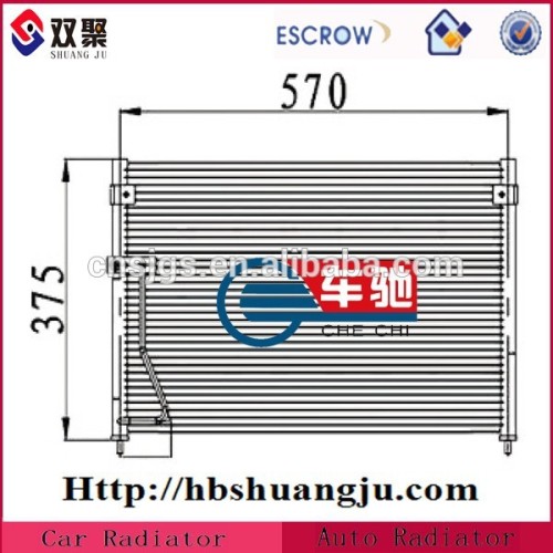 auto parts OEM style air condition AC condenser