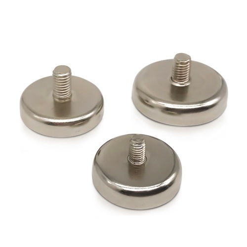 Super Strong Neodymium Pot Magnet with external thread