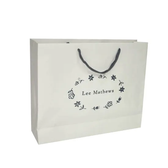 Custom Handmade Luxury Coated Paper Bag With Handle