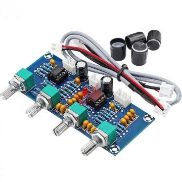 DIY Stereo Dual Channel Amplifier Module - NE5532 Preamp with Tone Control