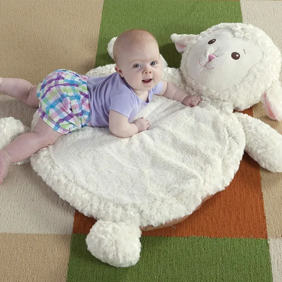 Customizable Baby Padded Mat with Cartoon Animal Design: A Safe and Comfortable Play Mat for Infants and Toddlers