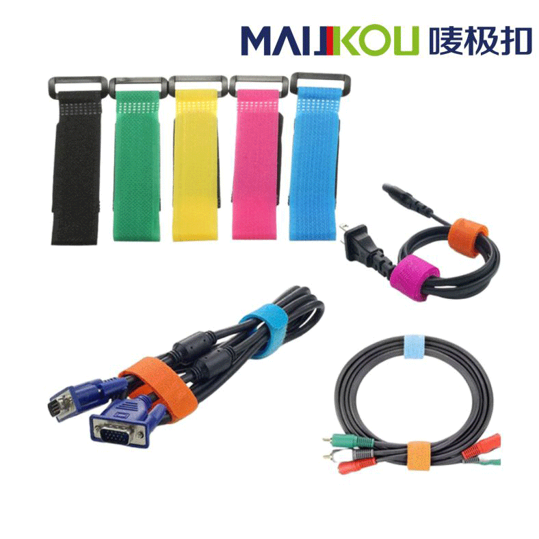 Durable Plastic Buckle Velcro Strap for Secure Fastening