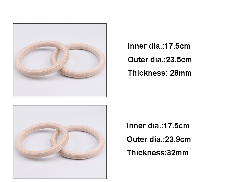 дешевые упражнения для тела деревянные гимнастические гимнастические кольца с регулируемыми ремнями