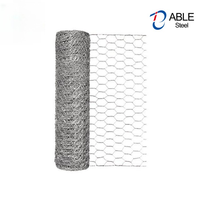 Malha de arame hexagonal galvanizado de galinheiro